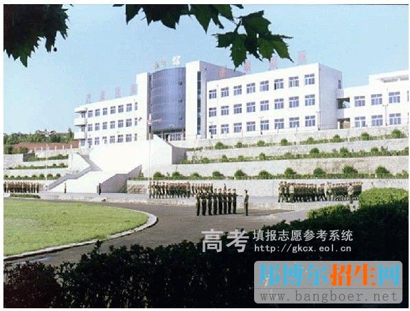 解放軍西安通信學院校園一角4854