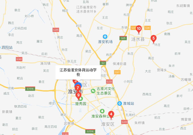 淮安體育運(yùn)動學(xué)校地址在哪里