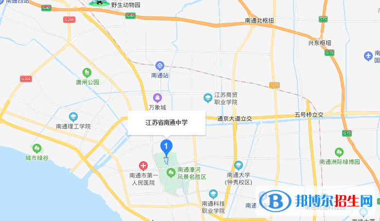 江蘇南通中學(xué)地址在哪里