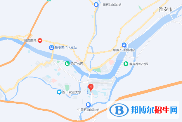 四川省雅安中學地址在哪里