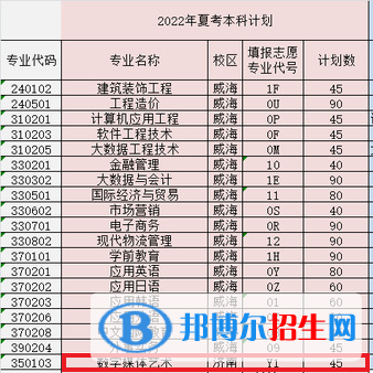 山東外事職業(yè)大學藝術類專業(yè)有哪些？