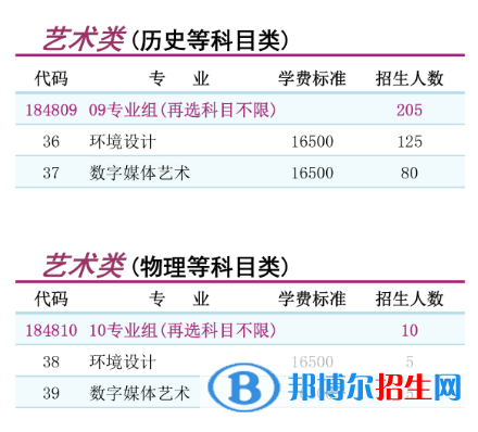 南京理工大學(xué)泰州科技學(xué)院藝術(shù)類專業(yè)有哪些？