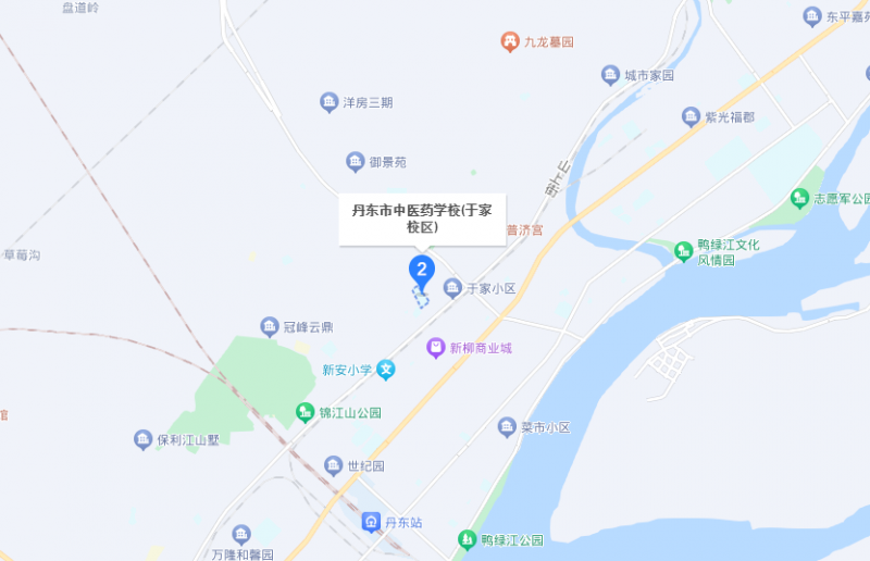 丹東市中醫(yī)藥學校地址，乘車路線