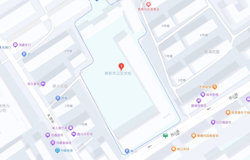 阜新市衛(wèi)生學校地址，乘車路線