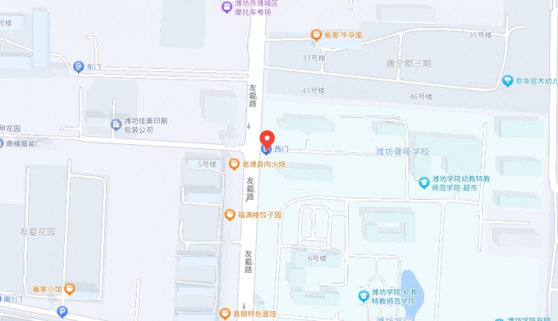 濰坊市自強(qiáng)職業(yè)中等專業(yè)學(xué)校地址，乘車路線