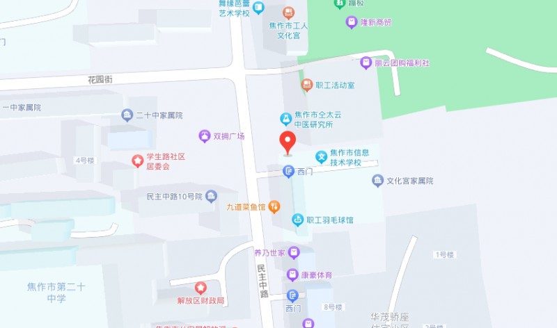 焦作市總工會(huì)職工中等專業(yè)學(xué)校地址，乘車路線