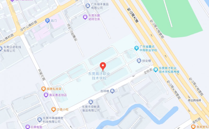 東莞市育才職業(yè)技術(shù)學(xué)校地址，乘車路線