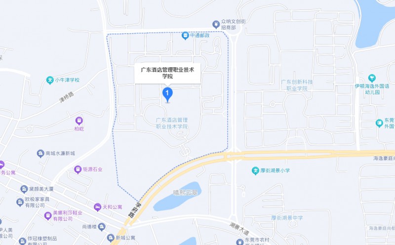 廣東酒店管理職業(yè)技術(shù)學(xué)院中職部地址，乘車路線