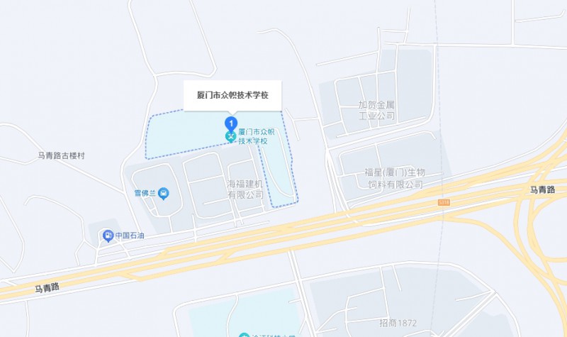 廈門(mén)市眾幟技術(shù)學(xué)校地址，乘車(chē)路線