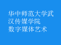 數(shù)字媒體藝術(shù)