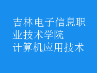 計算機應用技術