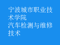 汽車檢測與維修技術(shù)