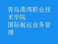 國際航運業(yè)務管理