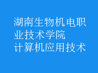 計算機應用技術