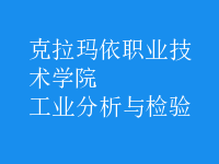 工業(yè)分析與檢驗