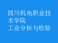 工業(yè)分析與檢驗(yàn)