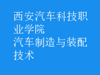 汽車制造與裝配技術