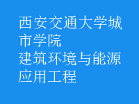 建筑環(huán)境與能源應(yīng)用工程