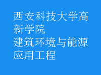 建筑環(huán)境與能源應(yīng)用工程